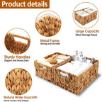 Rectangular Rattan Storage Basket — 15" - View 3