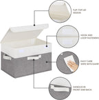 Beige Storage Bin - View 6