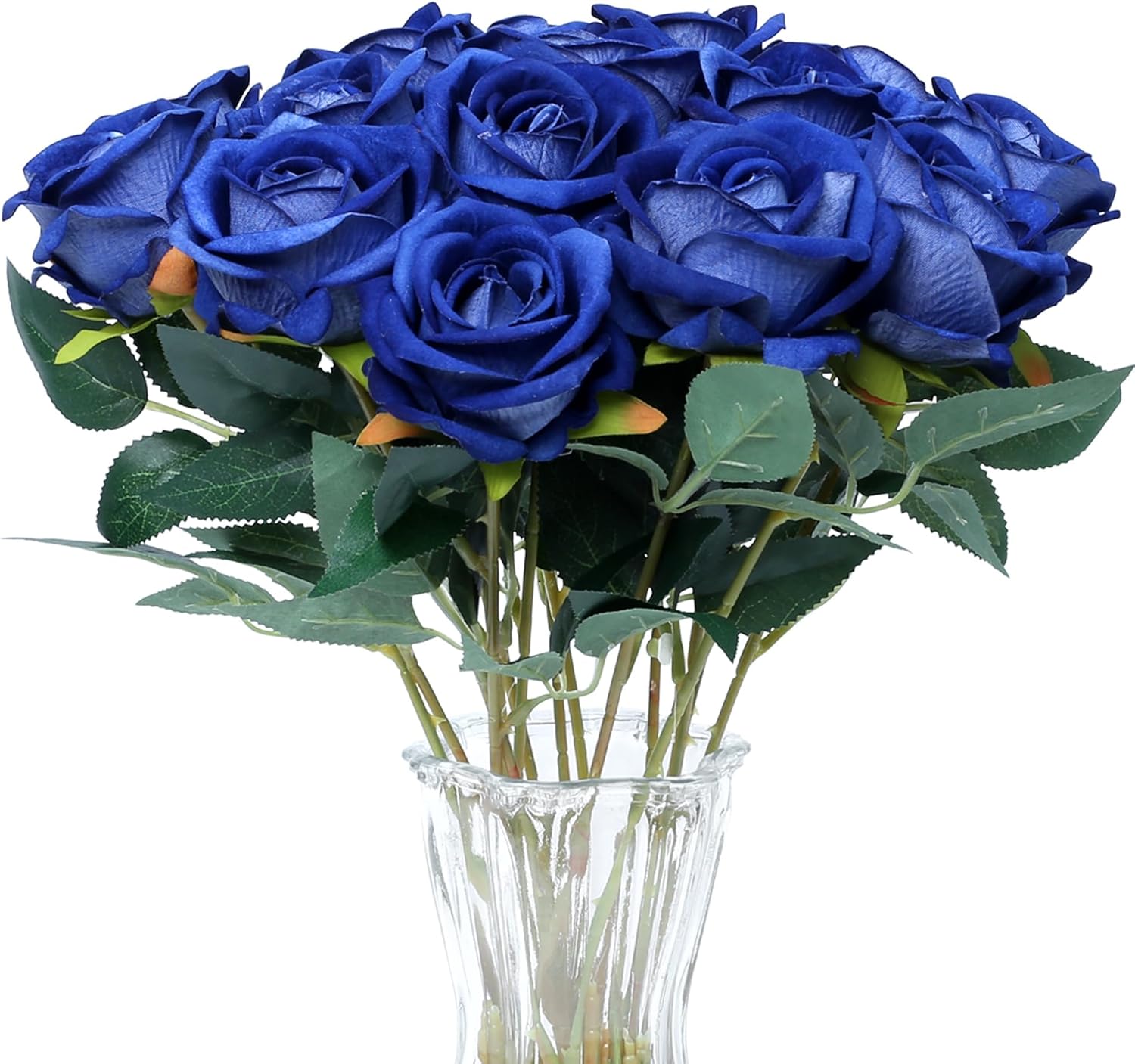 Black Artificial Plant — Blue