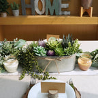Oval Farmhouse Metal Artificial Plant — 10" - View 9