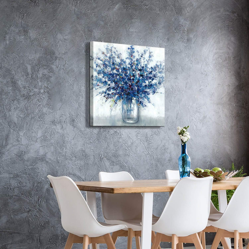 Blue Canvas Wall Art — 24" - View 5