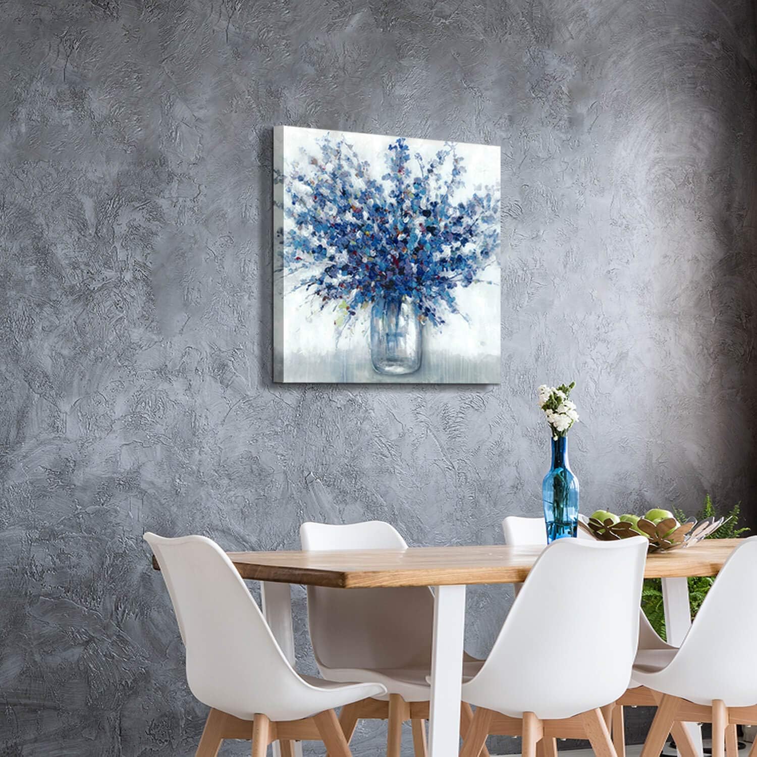 Blue Canvas Wall Art — 24" - View 5