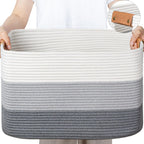 Boho Beige Throw Pillow — 22" — Gradient Grey