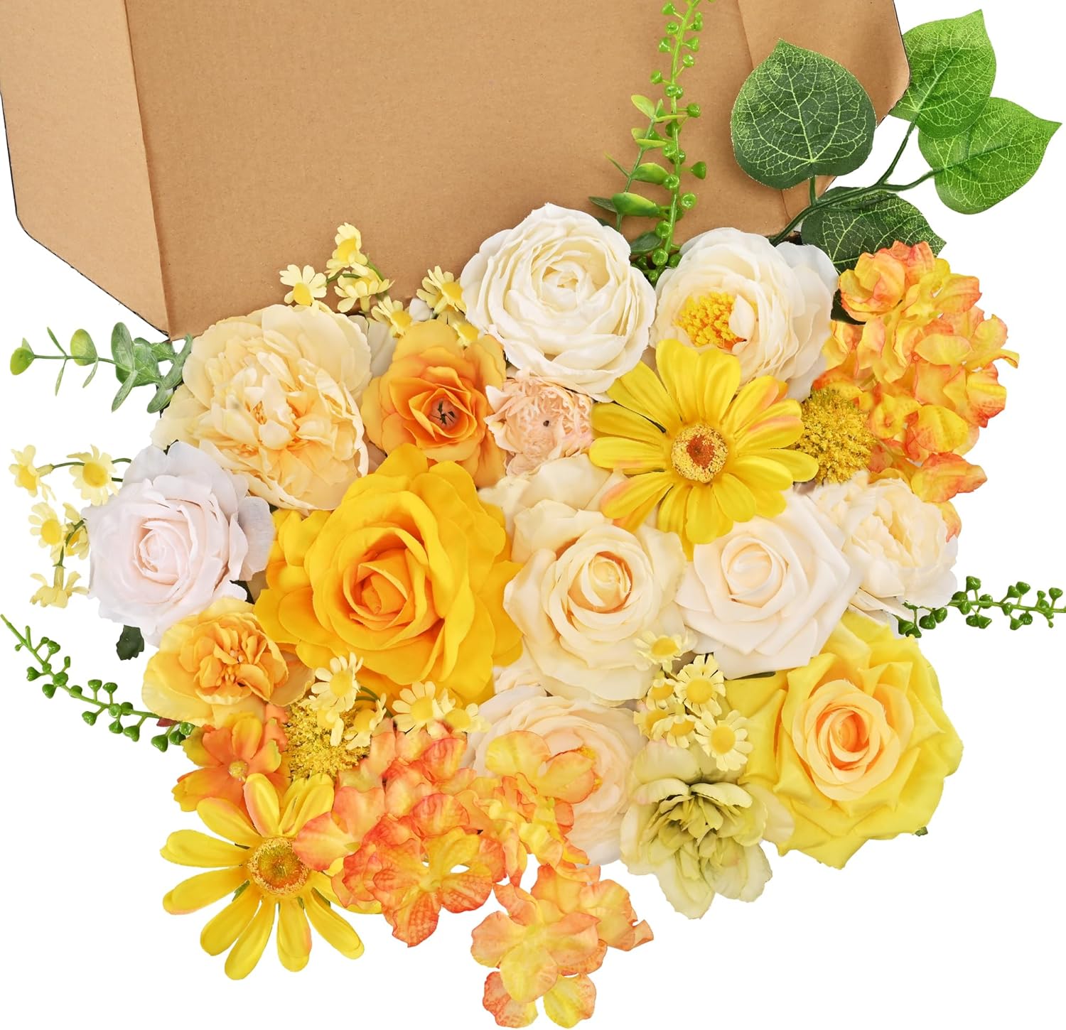 Gold Artificial Flowers — Yellow