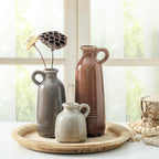Boho Brown Flower Vase — Set of 3 - View 5