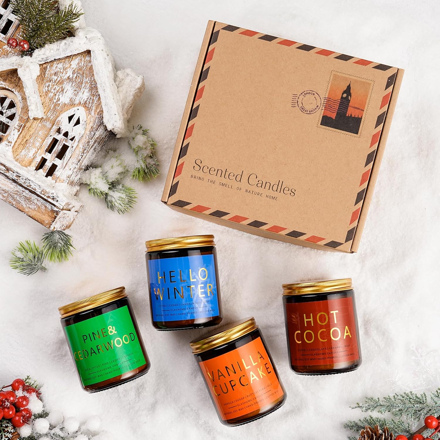 Soy Wood Scented Candle - View 3