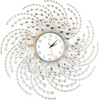Battery Operated Luxe Glass Wall Clock - View 8