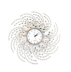 Battery Operated Luxe Glass Wall Clock