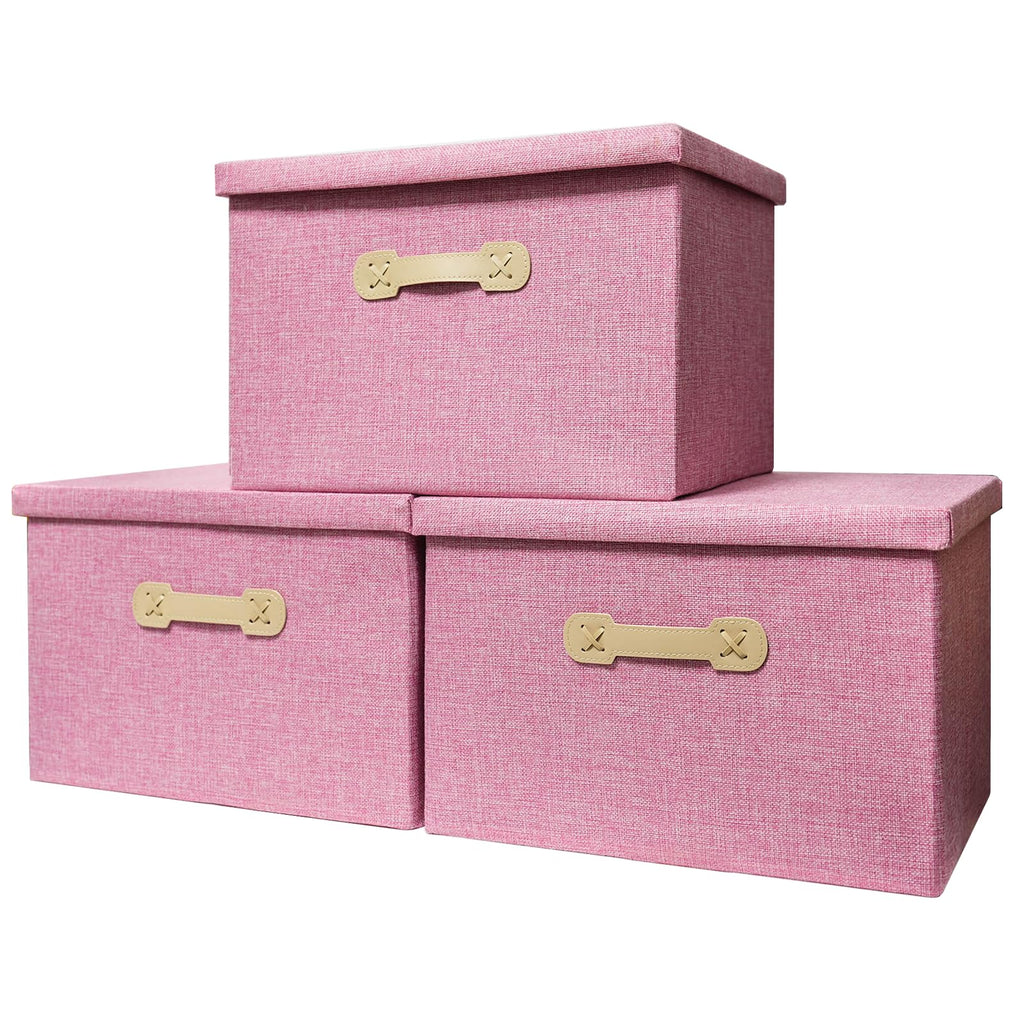 Linen Fabric Storage Bin