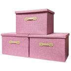 Linen Fabric Storage Bin