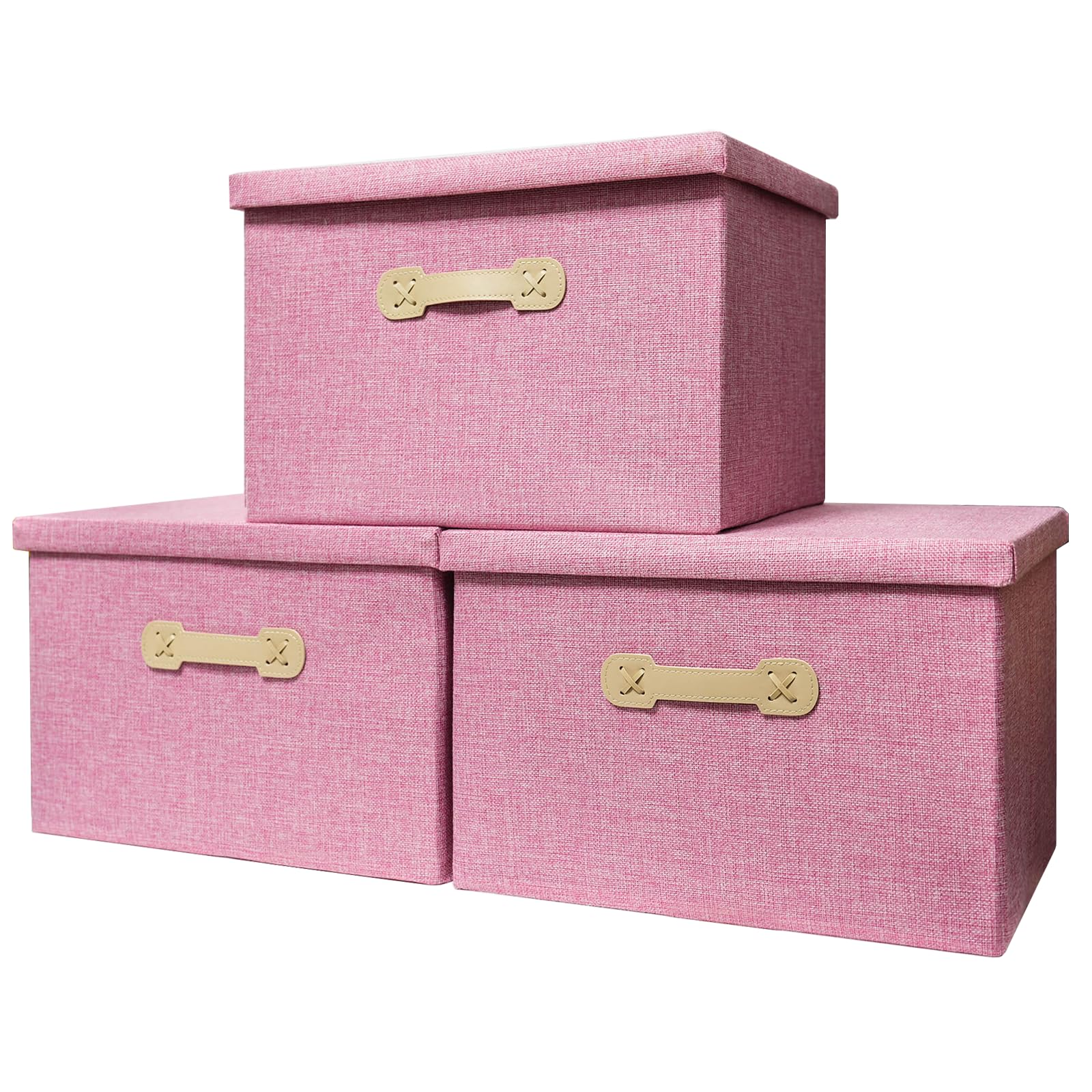 Linen Fabric Storage Bin