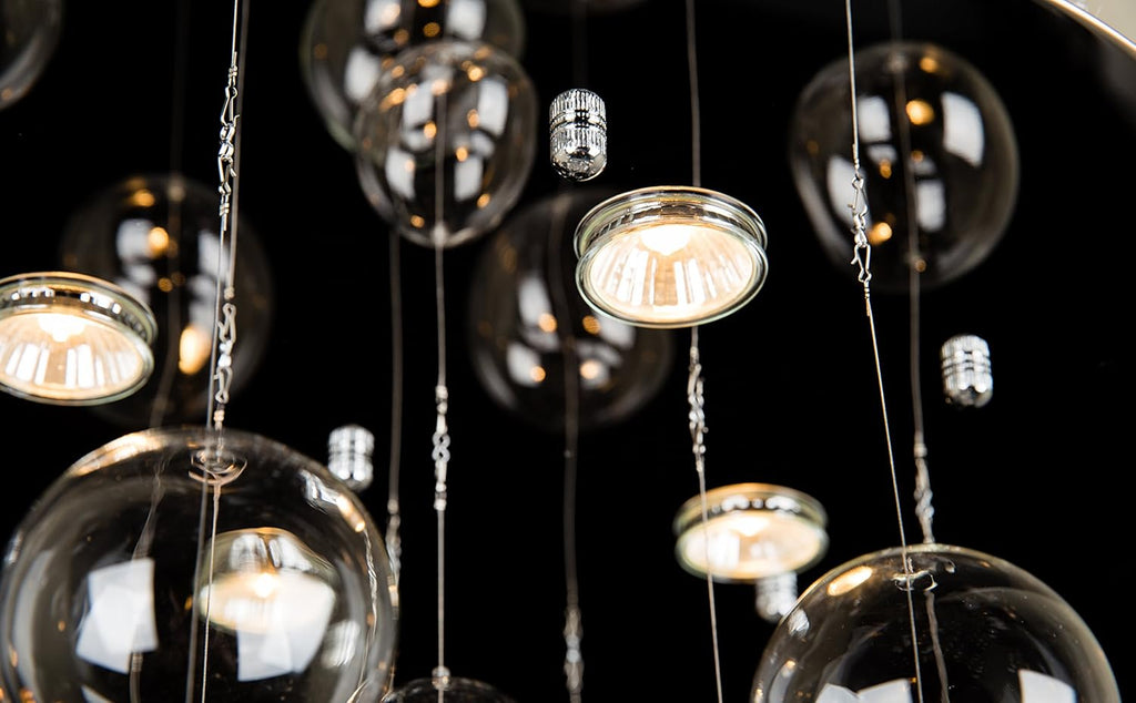 Modern Gold Chandelier - View 7
