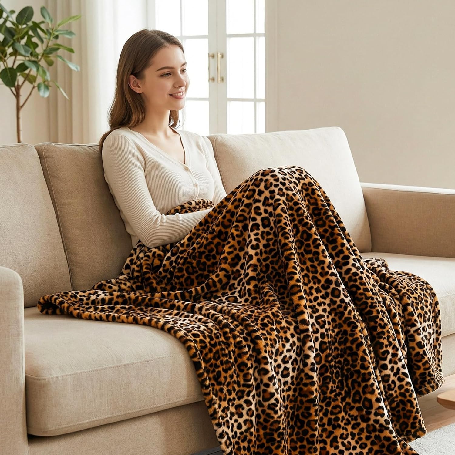 Black Throw Pillow — 60" - View 5