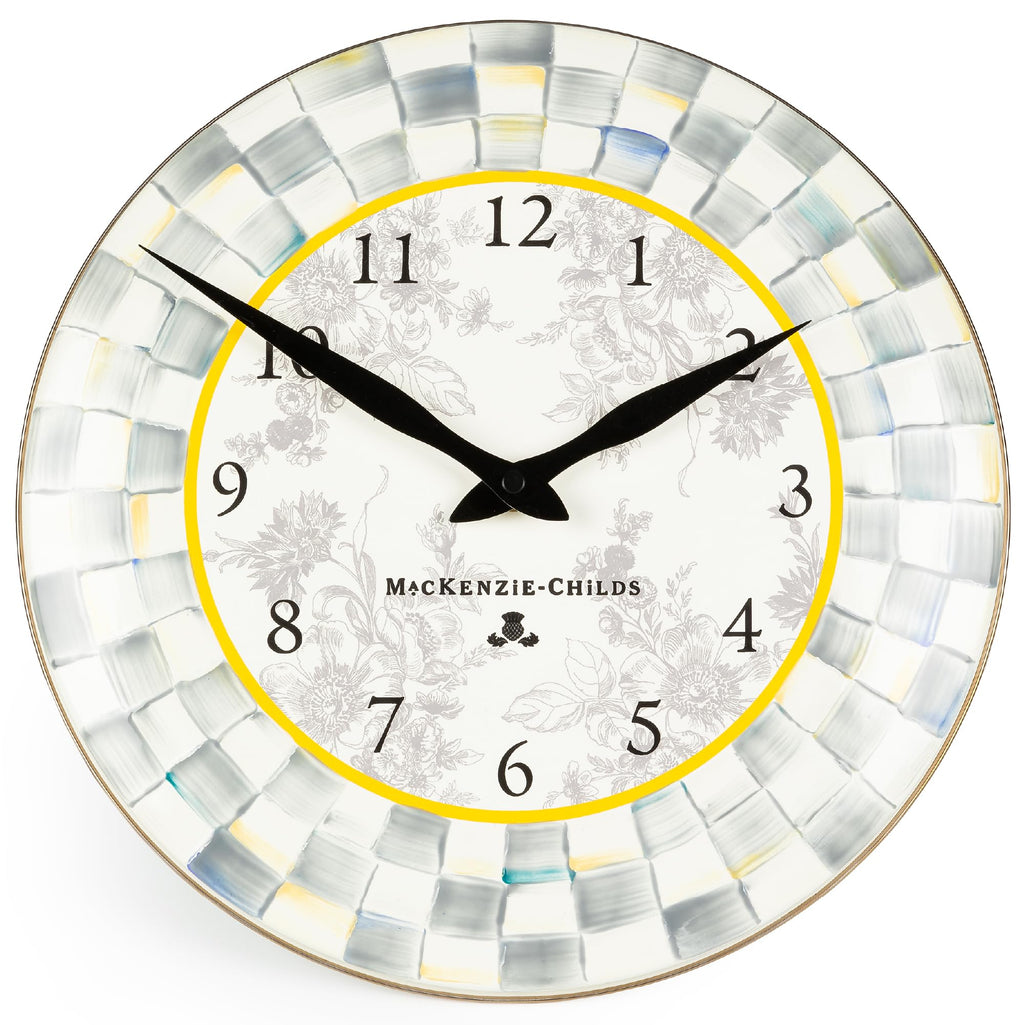 Purple Wall Clock