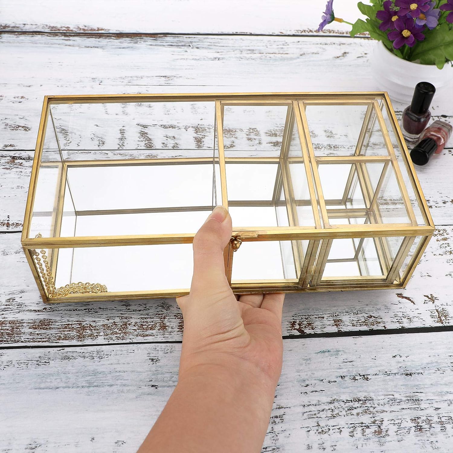 Luxe Glass Mirror — 1" - View 5