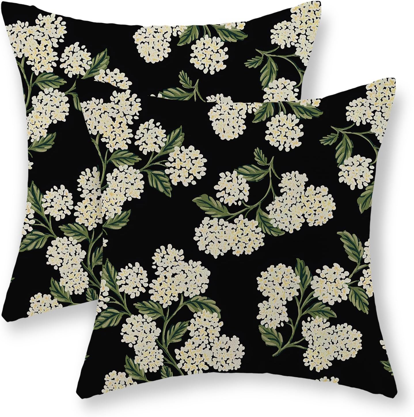 Linen Boho Beige Pillow Cover — 18" — 16" x 16" (Pack of 2)