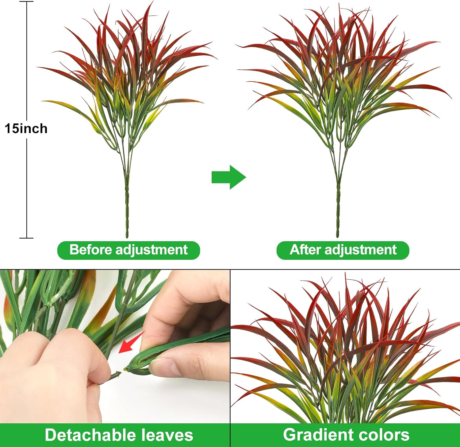 Farmhouse Green Artificial Plant - View 2