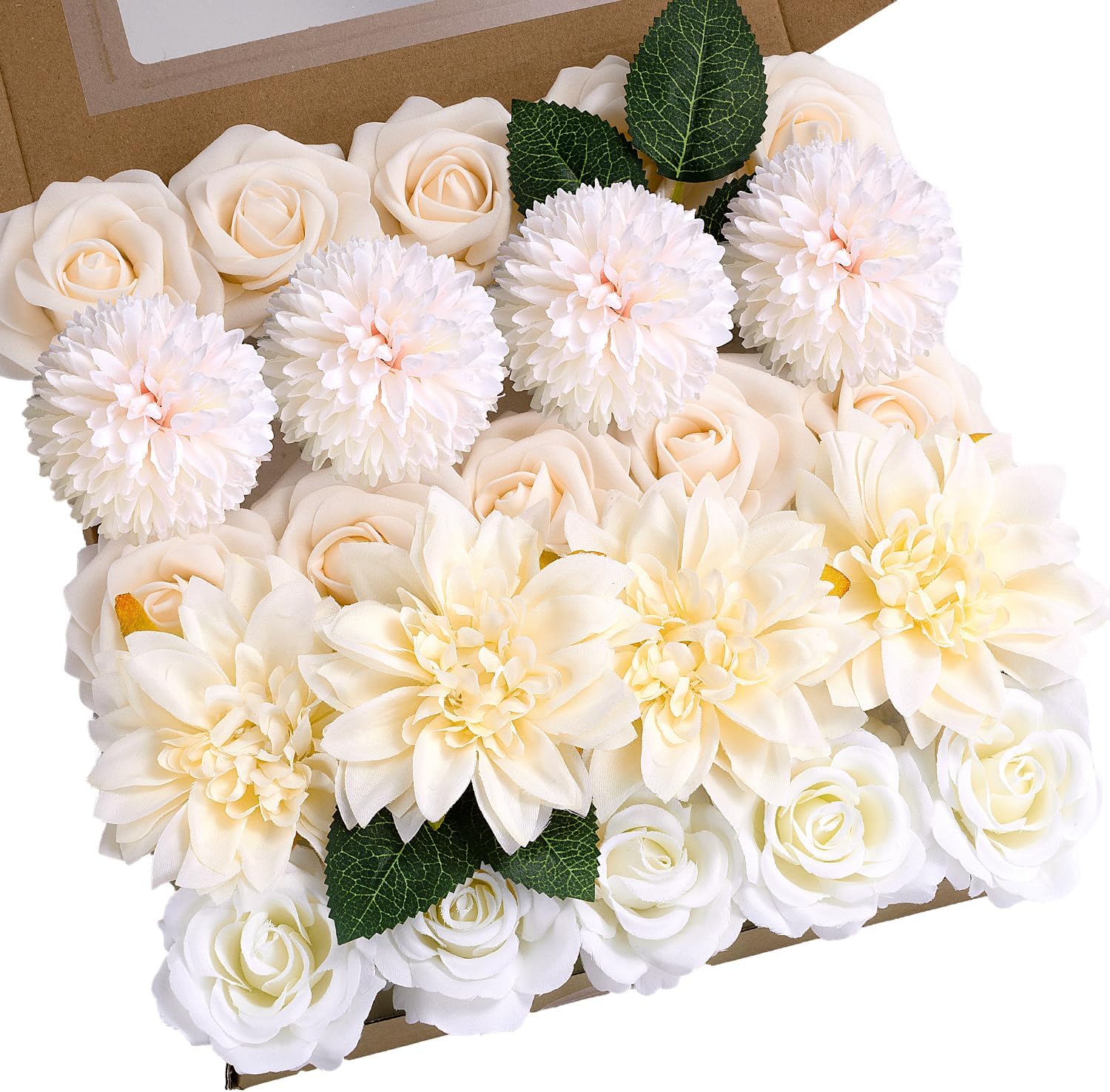 Blue Artificial Flowers — Ivory