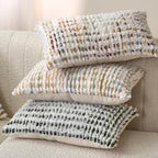 Tufted Boho Black Throw Pillow Cover — 20" - View 6