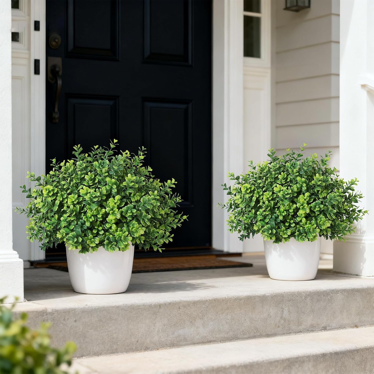 Farmhouse Wood Artificial Plant — Set of 2 - View 4