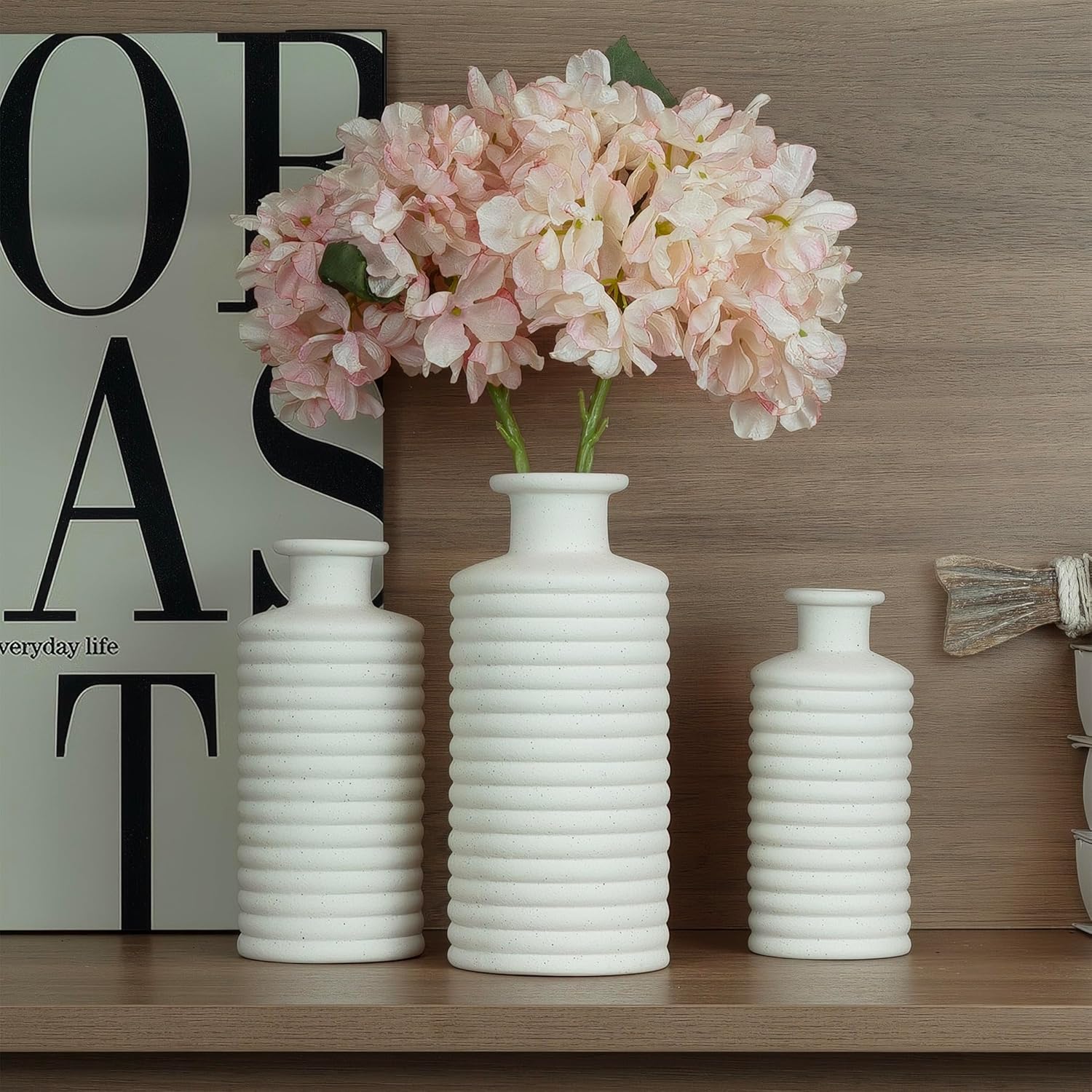 Boho Black Vase Set - View 8