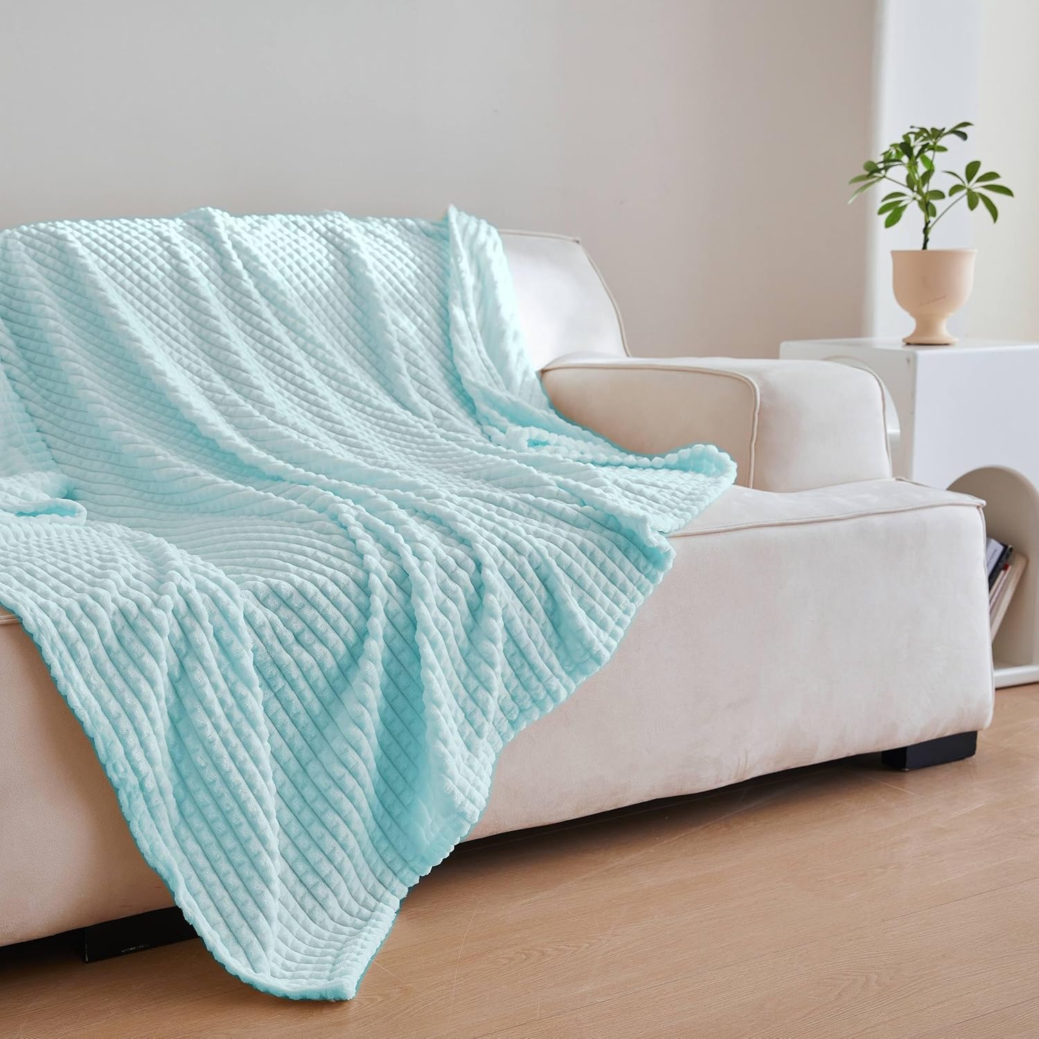 Beige Throw Pillow — 50" — 50" x 70"