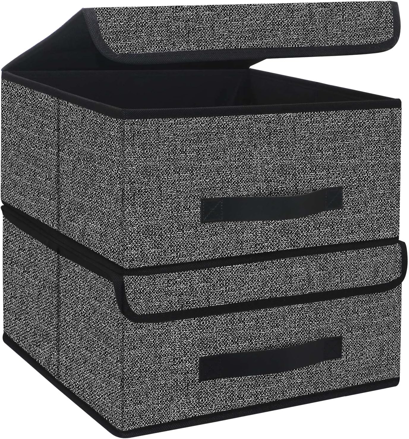 Linen Beige Storage Bin — 13" — Medium-32x32x16cm