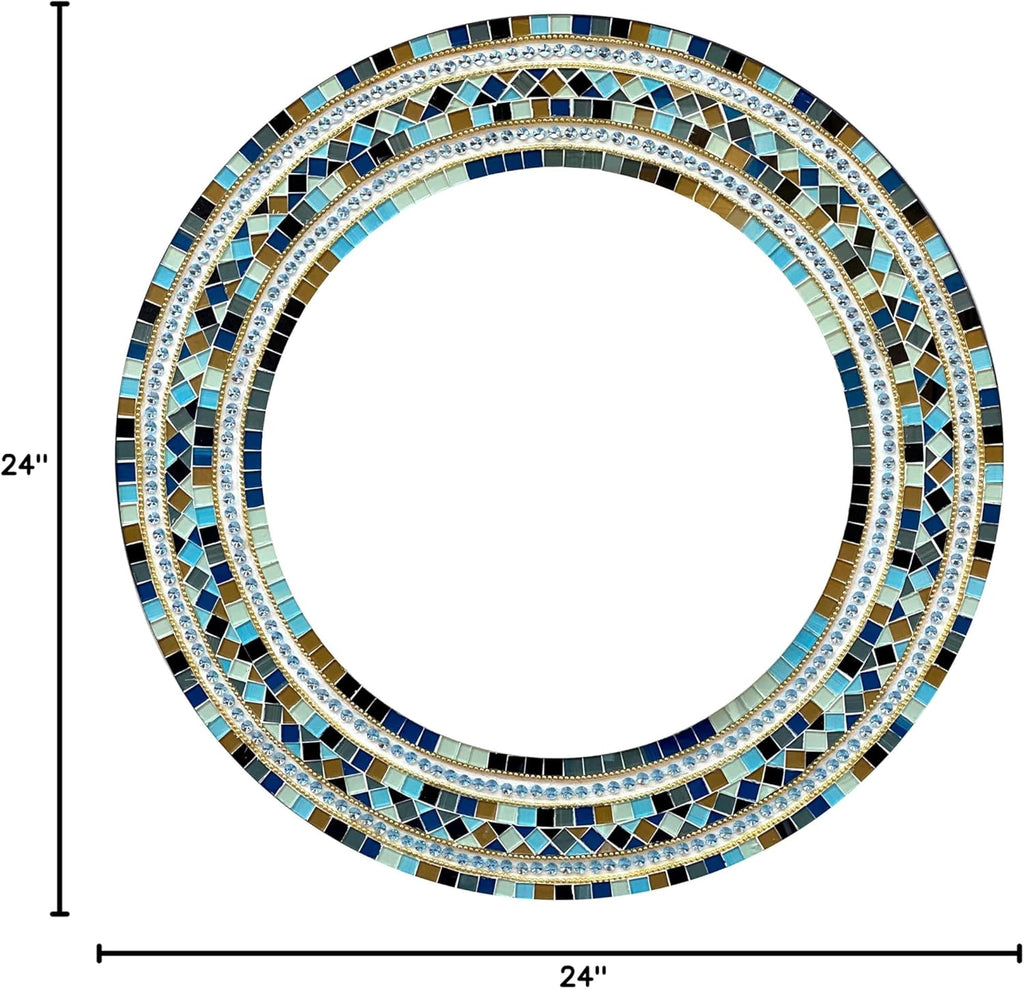Round Glass Wall Mirror - View 8
