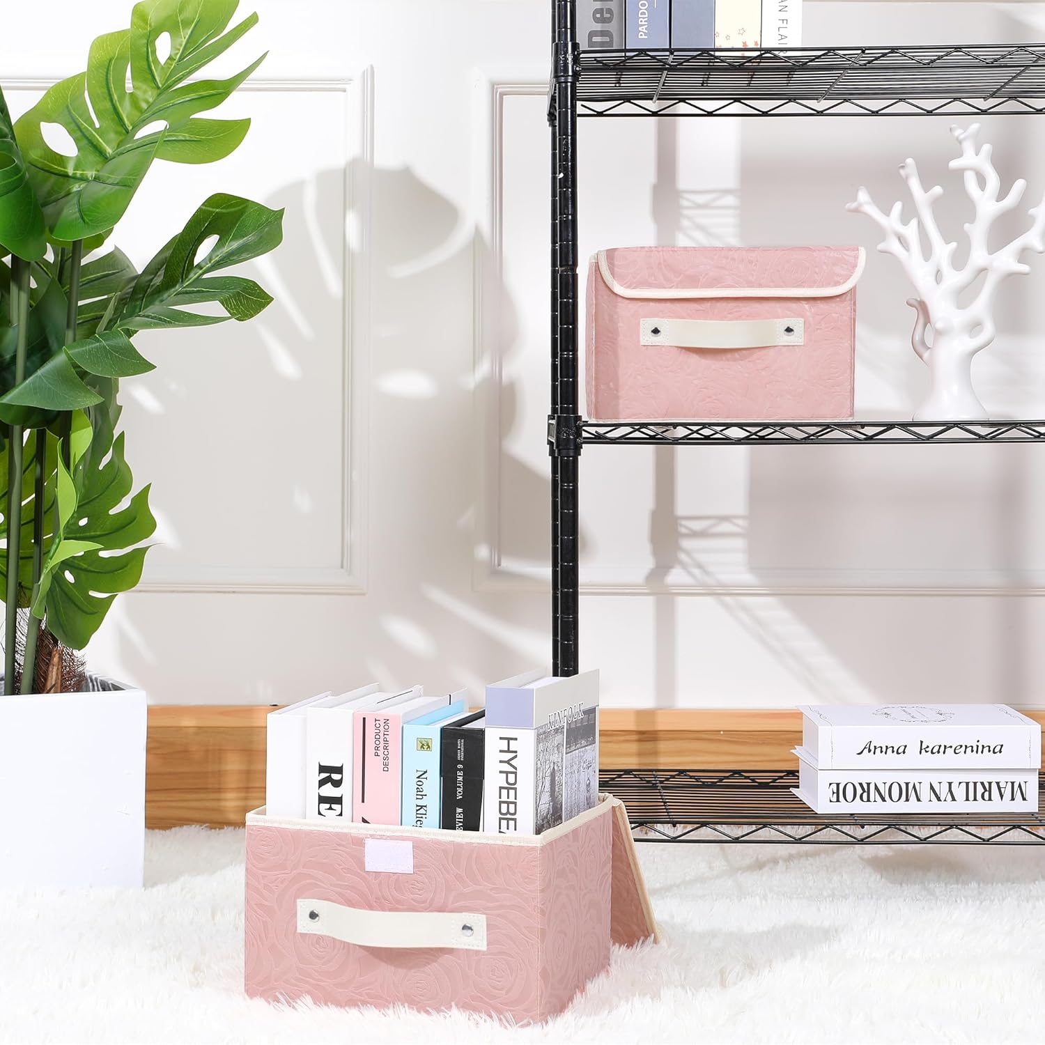 Pink Storage Bin — Set of 1 - View 8