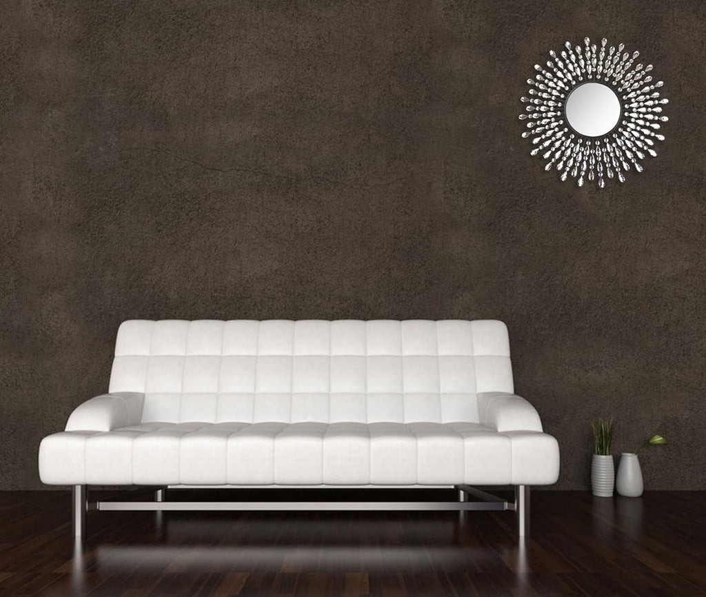 Beveled Luxe Black Wall Mirror — 23.50" - View 2