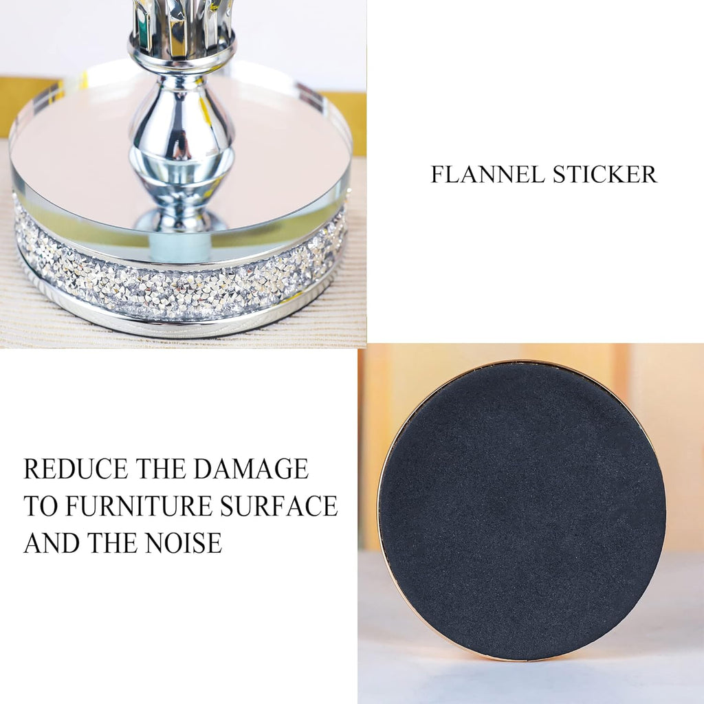 Luxe Silver Pillar Candle - View 3