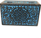 Hand-Carved Wood Home Decor — 5" — Flower of Life