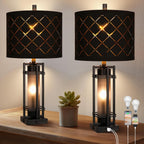 USB Modern Metal Bedside Lamp — Set of 2 - View 10