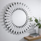 Round Modern Glass Wall Mirror — 23.6"