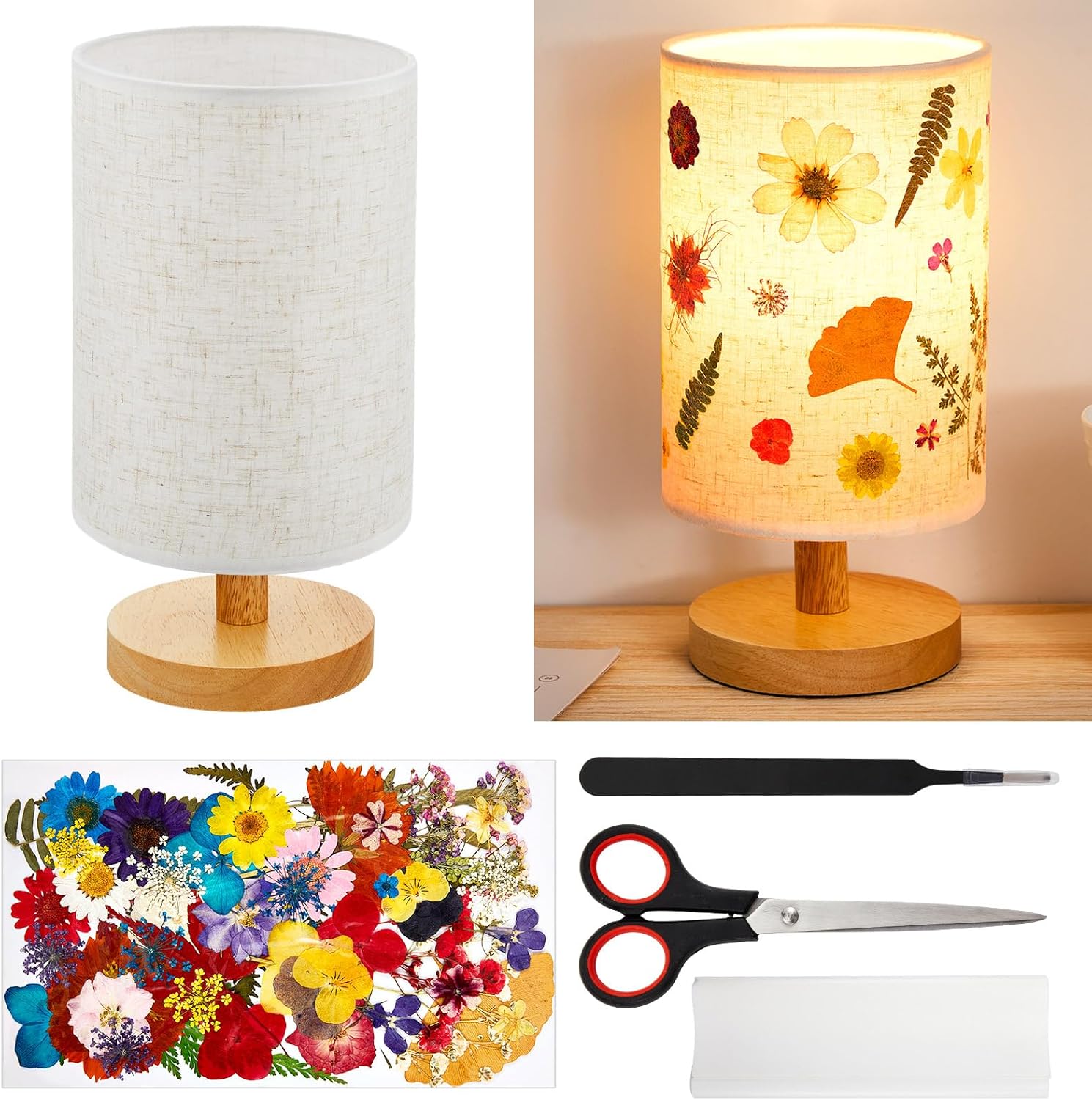 Vintage Boho Metal Table Lamp — DIY Style