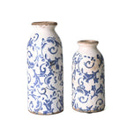 Farmhouse Black Flower Vase — 8"