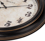 Battery-Operated Farmhouse Black Wall Clock — 24" - View 4