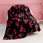Black Throw Pillow — 50"