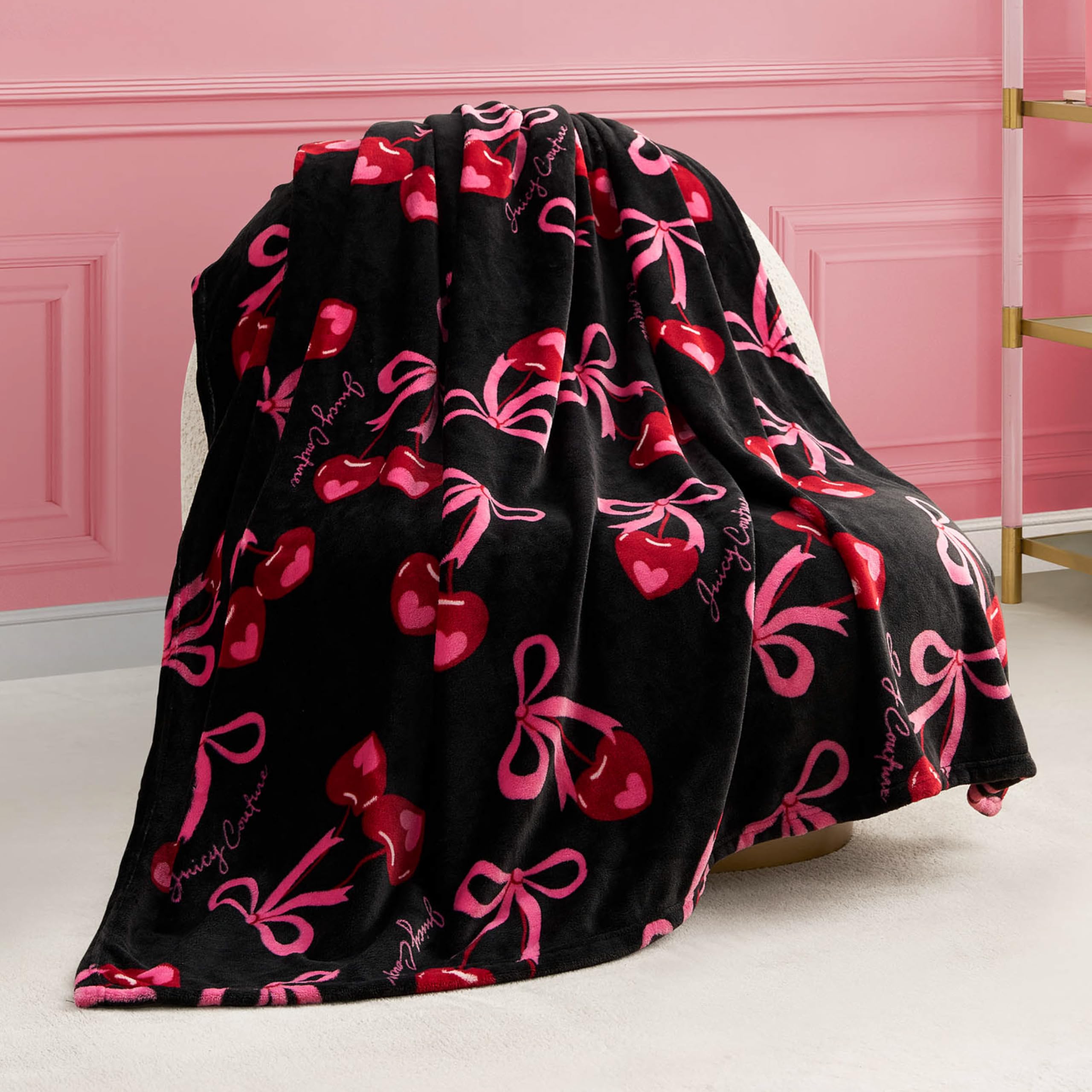 Black Throw Pillow — 50"