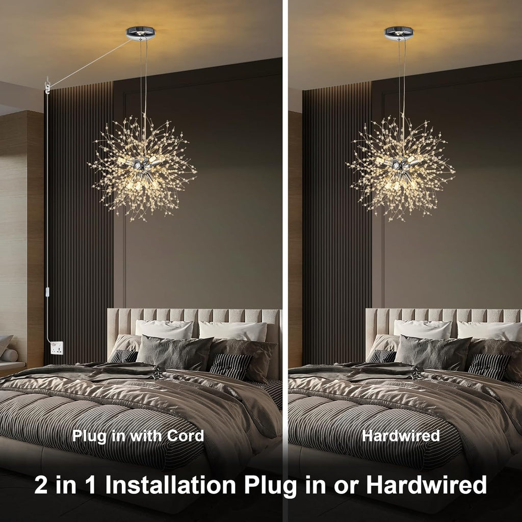 Luxe Gold Chandelier — 8-Light - View 3