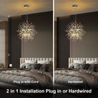 Luxe Gold Chandelier — 8-Light - View 3