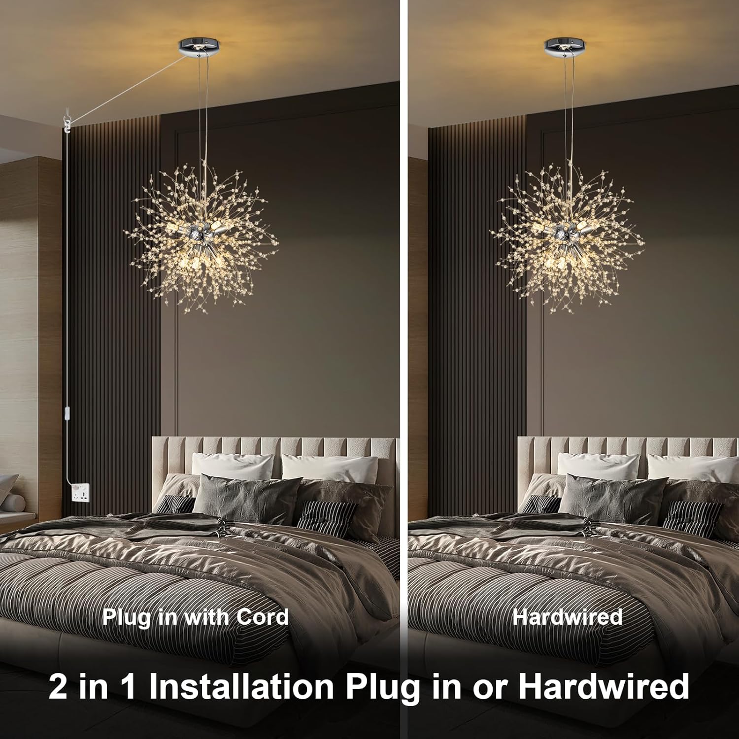 Luxe Gold Chandelier — 8-Light - View 3