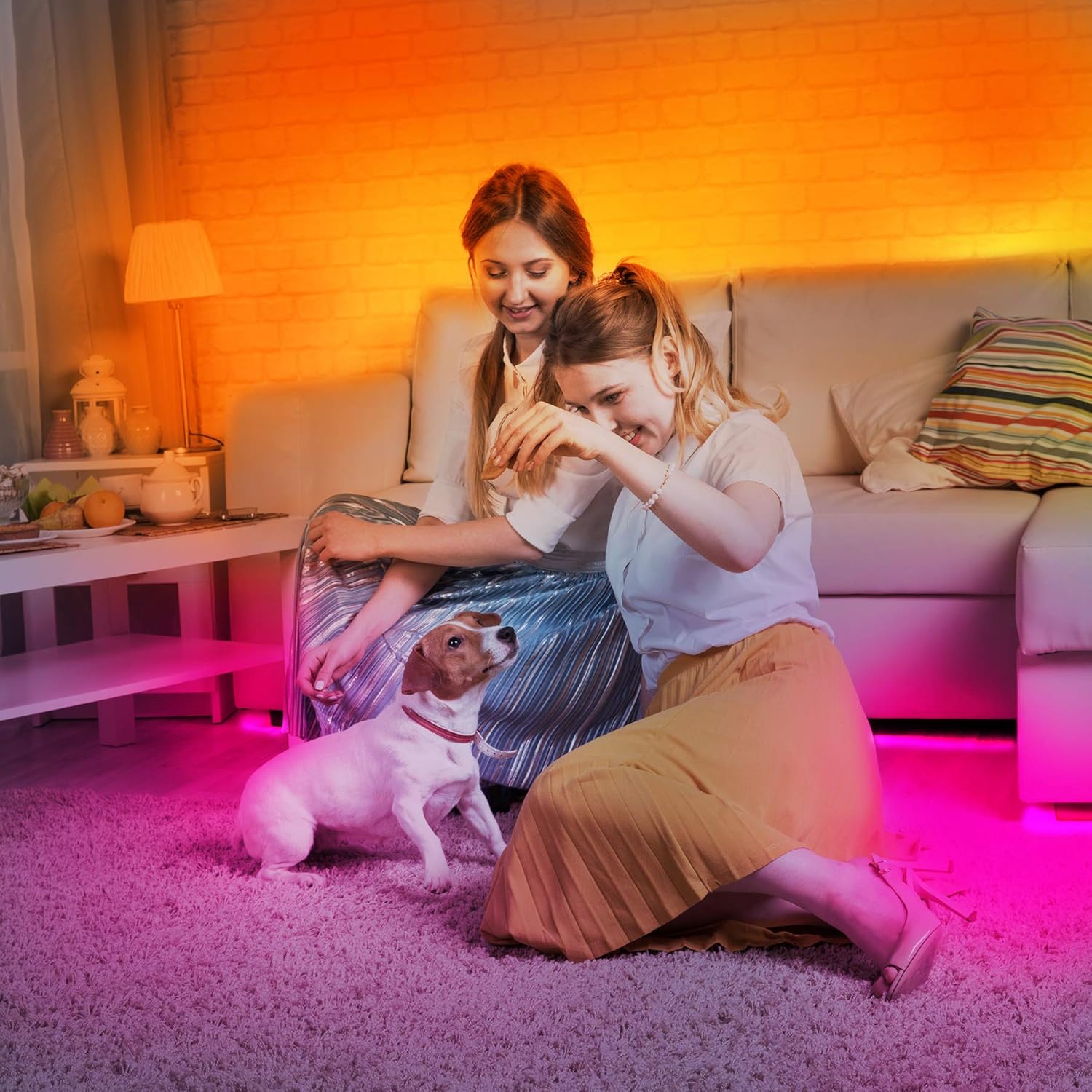 Color Changing Metal LED Strip Lights - View 5