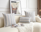 Boho Beige Throw Pillow Cover — 18" - View 7