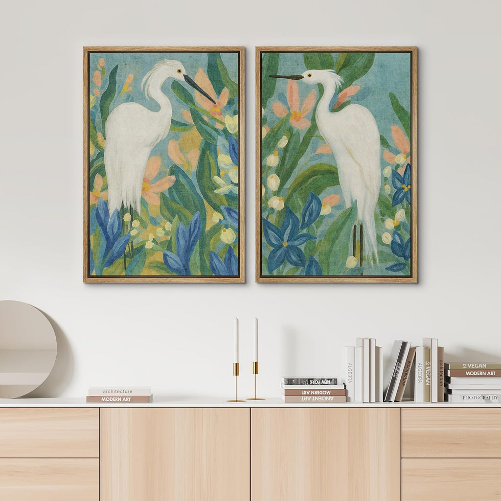 Framed Farmhouse Fabric Wall Art — 24" - View 3