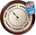 Brown Wall Clock — 14" — 14"