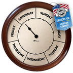 Brown Wall Clock — 14"