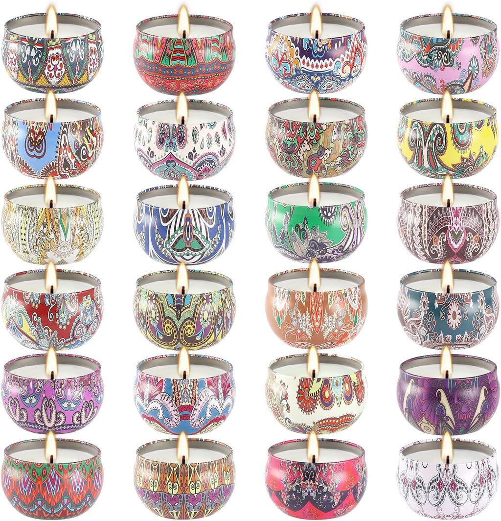 Soy Wax Metal Scented Candle - View 9