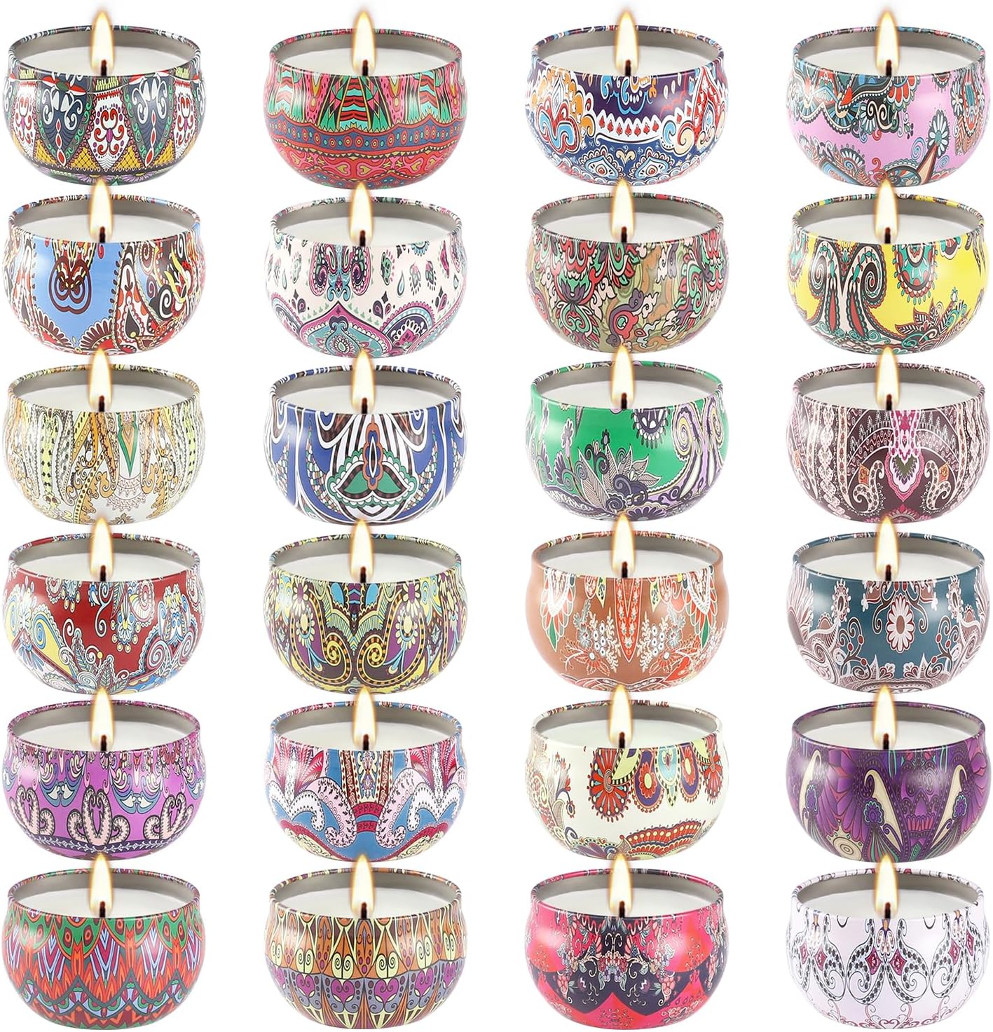 Soy Wax Metal Scented Candle - View 9