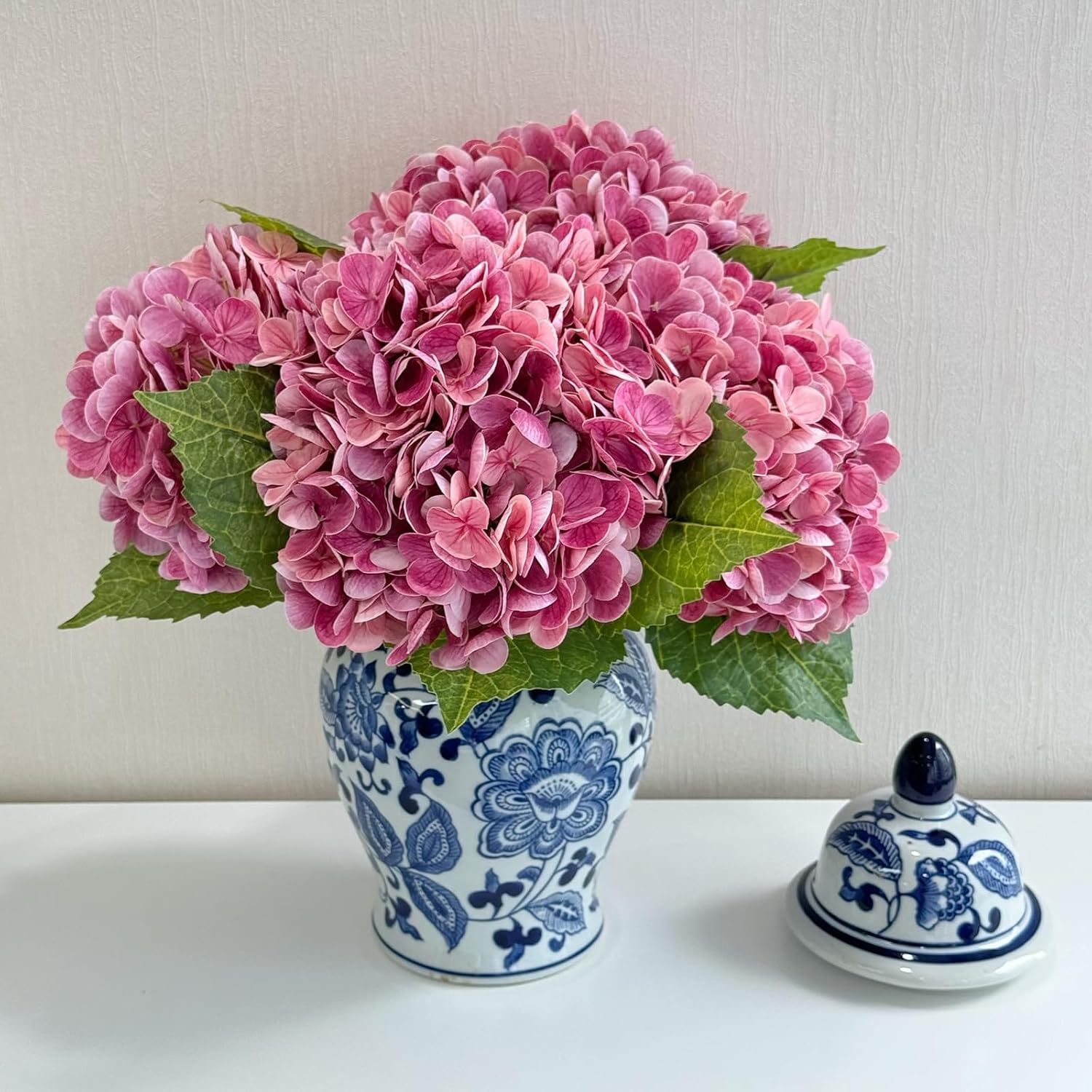 Beige Artificial Plant — 21" — Magenta